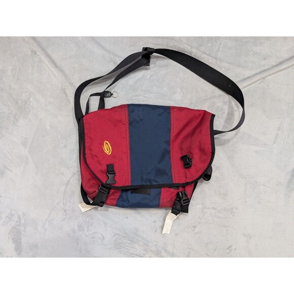 Timbuk2 Classic Bike Messenger Bag Colorblock Red Blue - Picture 1 of 5